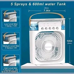 Portable PCENFAP031 Mini Cooler | Small Personal Conditioner for Room Cooling | Mini AC with Water Tank & USB Powered | Arctic Portable Cooling Fan for Home, Office, Kitchen, and Travel Use.
- White