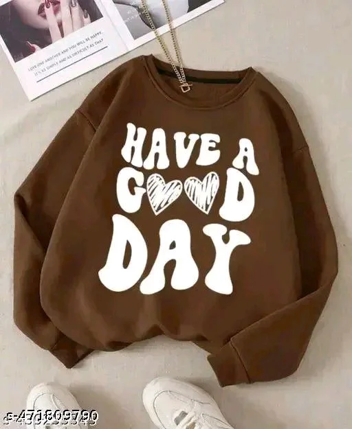 Eenfnety ™ Eenfnety ™ PCENFCL011 Men and Women Hoodie Cotton - S, Have A Good Day