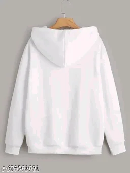 Eenfnety ™ Eenfnety ™ PCENFCL011 Men and Women Hoodie Cotton - M, White