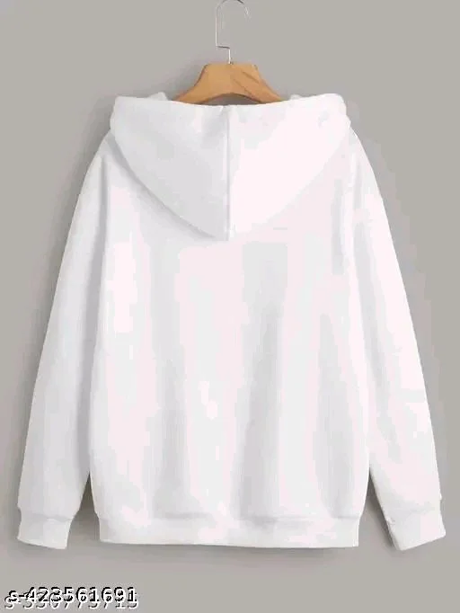 Eenfnety ™ Eenfnety ™ PCENFCL011 Men and Women Hoodie Cotton - M, White