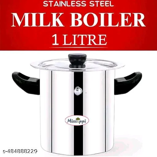 Missippi PCENF5439 Stainless Steel 1 Litre Milk Boiler/Milk Cooker with Whistle