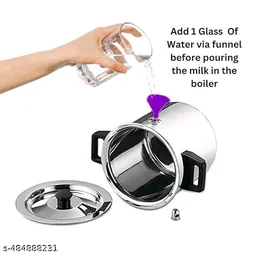 Missippi PCENF5439 Stainless Steel 1 Litre Milk Boiler/Milk Cooker with Whistle