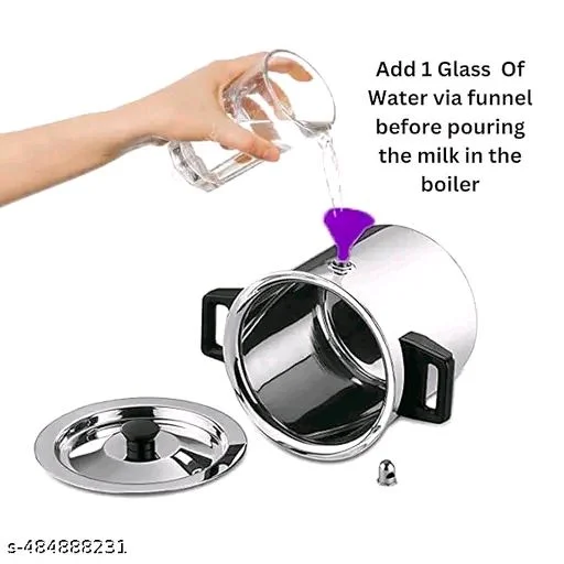 Missippi PCENF5439 Stainless Steel 1 Litre Milk Boiler/Milk Cooker with Whistle