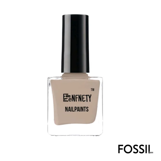 Eenfnety ™ Nailpaints PCENFNP001 for Women | Long Lasting Nail Polish for Women Girls, Gel Nailpaint Combo, Glossy Finish Nailpolish Combo, Vegan, Non-Toxic, Chip Resistant, 10ml - fossil