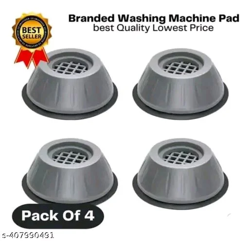 Washing PCENFAP060 Machine Anti-Vibration Feet Pads for Washing Machine, Washer and Dryer Anti-Vibration Pads with Suction Cup, Anti Walk Pads