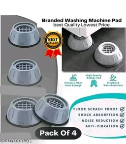 Washing PCENFAP060 Machine Anti-Vibration Feet Pads for Washing Machine, Washer and Dryer Anti-Vibration Pads with Suction Cup, Anti Walk Pads