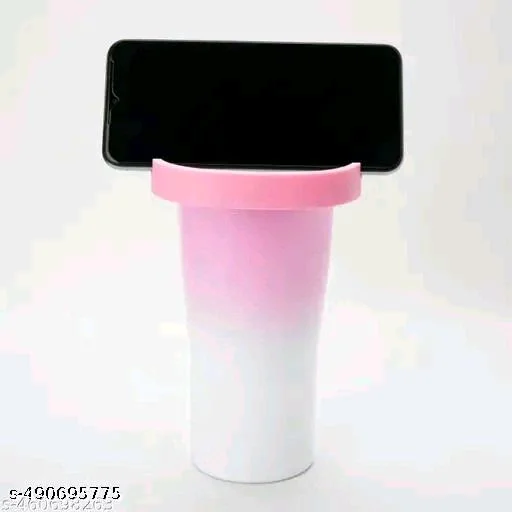 1200ml PCENFAP072 Stainless Steel Tumbler with Handle, Dual Lid, Drinking Straw | Hot and Cold Double Vacuum Insulated Flask | Fits Car Cup Holders |
- Pink