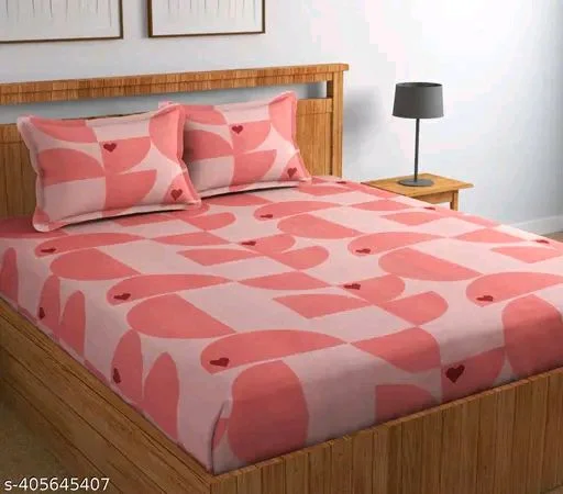 NHD PECENFAP091 HOME Premium Cotton Flat Double Bedsheet With 2 Pillow Cover | Double Bedsheet Breathable | Wrinklefree Ultrasoft 220 TC Supersoft | 90x90 Inches, 7x7.5 Feet Floral Print
Name: NHD HOME Premium Cotton Flat Double