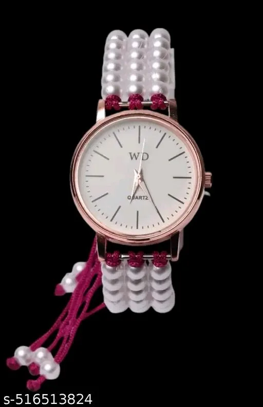 White PCENFAP100 Bead Bracelet Type Watch for women
Name: White Bead Bracelet Type Watch for women
- Red