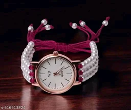 White PCENFAP100 Bead Bracelet Type Watch for women
Name: White Bead Bracelet Type Watch for women
- Red