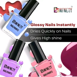 Eenfnety ™ Nailpaints PCENFNP001 for Women | Long Lasting Nail Polish for Women Girls, Gel Nailpaint Combo, Glossy Finish Nailpolish Combo, Vegan, Non-Toxic, Chip Resistant, 10ml