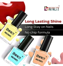 Eenfnety ™ Nailpaints PCENFNP001 for Women | Long Lasting Nail Polish for Women Girls, Gel Nailpaint Combo, Glossy Finish Nailpolish Combo, Vegan, Non-Toxic, Chip Resistant, 10ml