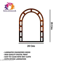 Kalasagar PCENFAP999 Premium Jharokha Designer Painting MDF Wooden Wall Decor Hanging Panel for Home Decoration | Office | Gift | Wall Decor Hanging Items | Wall Art | Living Room | Bedroom | Pack of 2 Pieces