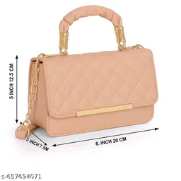 Stylish Classic Girls and Womens Sling bag Gorgeous Stylish Handba....
Name: Stylish Classic Girls and Womens Sling bag Gorgeous Stylish Handba....
Material: PU
No. of Compartments: 2
Pattern: Solid
Net Quantity (N): 1
Sizes:Free Size (Length Size: 10 in, Width Size: 4 in, Height Size: 6 in)
Country of Origin: India