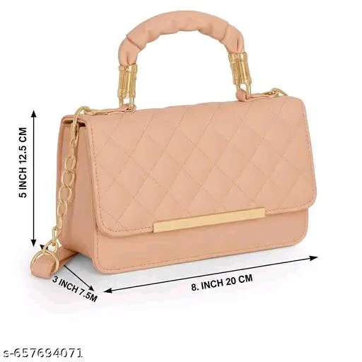 Stylish Classic Girls and Womens Sling bag Gorgeous Stylish Handba....
Name: Stylish Classic Girls and Womens Sling bag Gorgeous Stylish Handba....
Material: PU
No. of Compartments: 2
Pattern: Solid
Net Quantity (N): 1
Sizes:Free Size (Length Size: 10 in, Width Size: 4 in, Height Size: 6 in)
Country of Origin: India