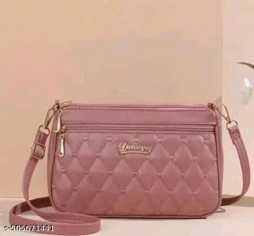 Stylish Classic Girls and Womens Sling bag Gorgeous Stylish Handba....
Name: Stylish Classic Girls and Womens Sling bag Gorgeous Stylish Handba....
Material: PU
No. of Compartments: 2
Pattern: Solid
Net Quantity (N): 1
Sizes:Free Size (Length Size: 10 in, Width Size: 4 in, Height Size: 6 in)
Country of Origin: India
