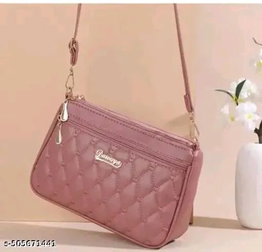 Stylish Classic Girls and Womens Sling bag Gorgeous Stylish Handba....
Name: Stylish Classic Girls and Womens Sling bag Gorgeous Stylish Handba....
Material: PU
No. of Compartments: 2
Pattern: Solid
Net Quantity (N): 1
Sizes:Free Size (Length Size: 10 in, Width Size: 4 in, Height Size: 6 in)
Country of Origin: India