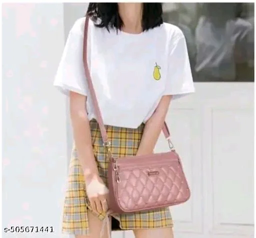 Stylish Classic Girls and Womens Sling bag Gorgeous Stylish Handba....
Name: Stylish Classic Girls and Womens Sling bag Gorgeous Stylish Handba....
Material: PU
No. of Compartments: 2
Pattern: Solid
Net Quantity (N): 1
Sizes:Free Size (Length Size: 10 in, Width Size: 4 in, Height Size: 6 in)
Country of Origin: India