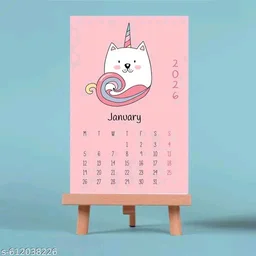 2026 Aesthetic Mini Desk Calendar with Wooden Easel Stand.
Name: 2026 Aesthetic Mini Desk Calendar with Wooden Easel Stand.
Organize your month in style with this charming mini desktop calendar for January 2026.