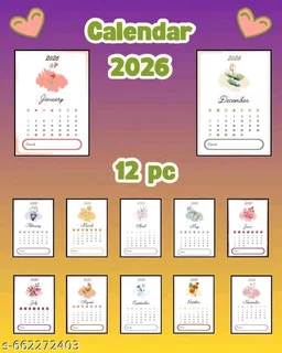2026 Aesthetic Mini Desk Calendar with Wooden Easel Stand.
Name: 2026 Aesthetic Mini Desk Calendar with Wooden Easel Stand.
Organize your month in style with this charming mini desktop calendar for January 2026. Featuring a delicate floral design and a soft color