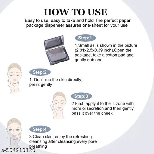 100pcs Oil Blotting Sheets for Face,Bamboo Charcoal Paper Portable Oil Absorption Paper with Portable Mirror Case Makeup Puff For Oil Skin, Does Not Take Off Makeup, And Makeup Holding Oil Off Paper
- Black