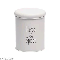 8-Piece Spice Jar Set|300ml Airtight MetalContainers with BPA-Free Lid| Masala Box & Kitchen Organizer | Durable Mild Steel Storage Box for Spices (Metal Pack of 8)