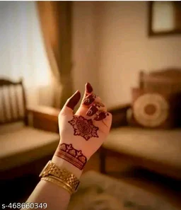 Eureka's Henna Stencil Tattoo For Girls, Women's And Kids| Latest Mehendi Stencil
- Type 6