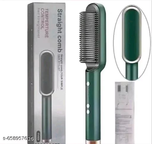 Salon Style Straightener | Hair Smoothing Comb | Fast Heating Technology – Premium Hair Styler for Women & Men