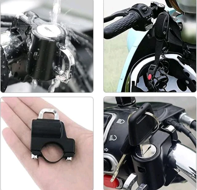 Helmet Lock For Bike