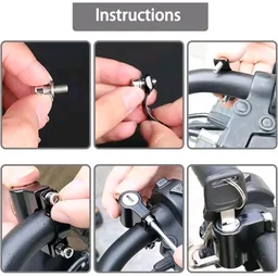 Helmet Lock For Bike