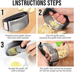 Garlic presser