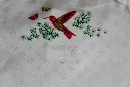 Baby Romper - Bird & Floral Print (6-9 Months) - 6-9 Month