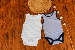 Star Printed Sleeveless Baby Romper - 6-9 Month