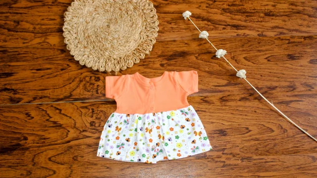Baby Cotton Frock Set - Assorted Designs (Set of 3) - 0-3 Month