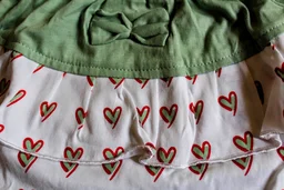 Little Hearts & Girl Stuff" Baby Outfit Set - 0-6 Month