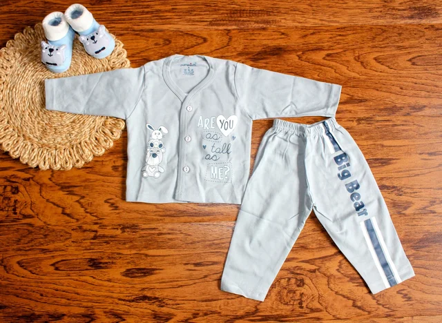 Totsbury "Big Bear & Bunny"  Baby Co-Ord Set