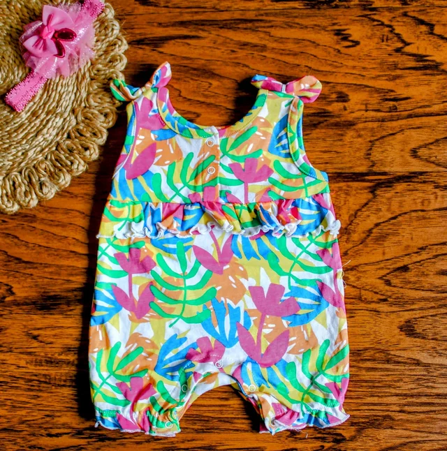 Colorful Dreamscape Romper Set