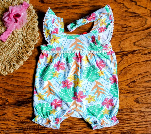  Floral Charm Romper