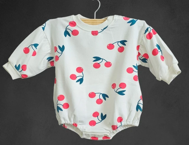 Cherry Print Romper