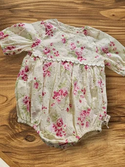 Floral Romper - Portafino, 6-9 Month