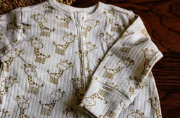 Cozy Dreams Baby Sleepsuit - Giraffe Print - Newborn