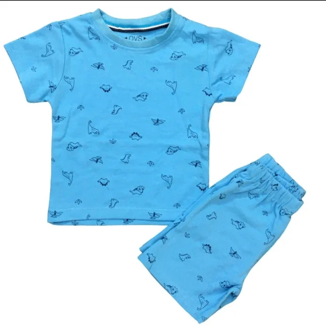 Blue Dino Adventure Kids Co-ord Set