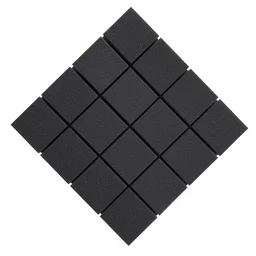 URBAN-X Acoustic Foams Acoustic Panels 12″×12″×2″ Thick | HIGH DENSITY Acoustic Foams for Echo Reduction & Sound Proofing - Set of 18, Black, Turbo Acoustic Foam Self Adhesive