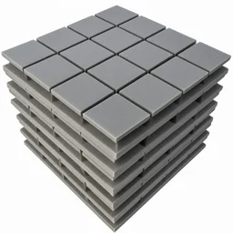 URBAN-X Acoustic Foams Acoustic Panels 12″×12″×2″ Thick | HIGH DENSITY Acoustic Foams for Echo Reduction & Sound Proofing - Set of 18, Stone White, Turbo Acoustic Foam