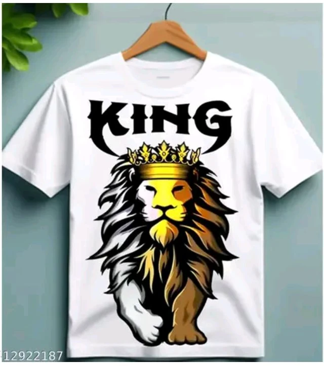 King Lion Printed T-shirt 