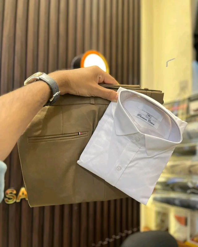 Premium Shirt / Pant Combo For Men's Wear - 28, S-36