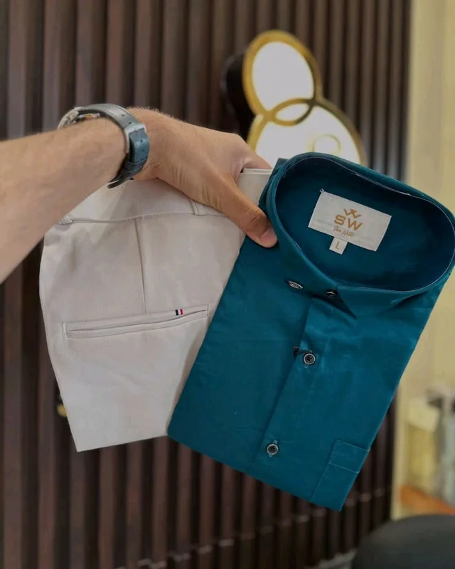 Premium Shirt / Pant Combo For Men's Wear - 32, M-38