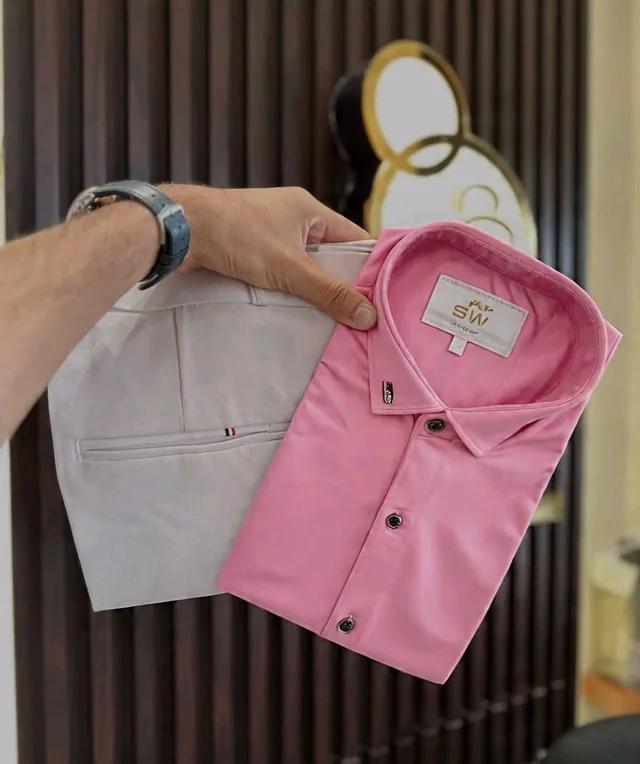 Premium Shirt / Pant Combo For Men's Wear - 32, L-40