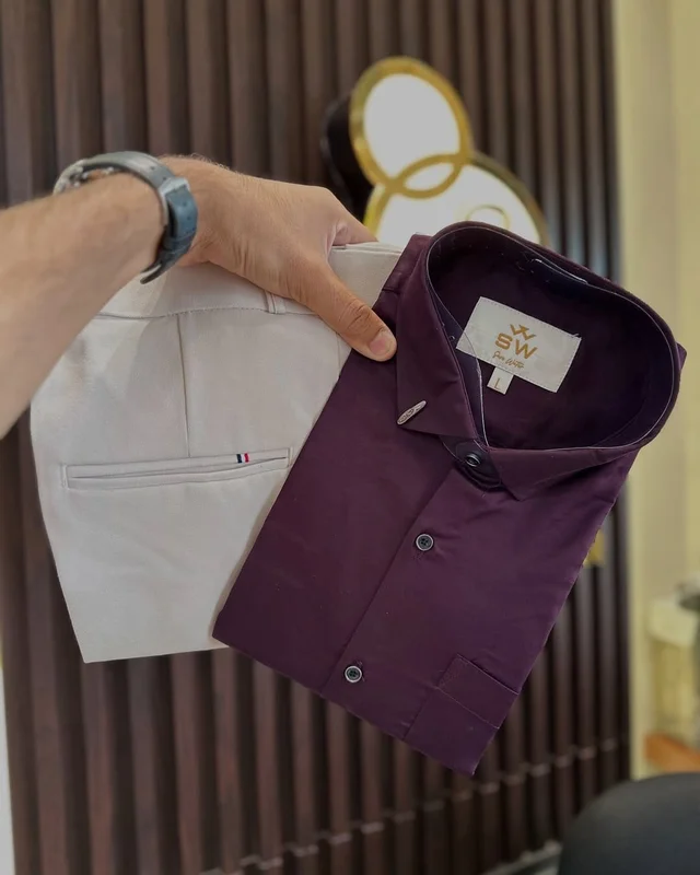 Premium Shirt / Pant Combo For Men's Wear - 28, M-38