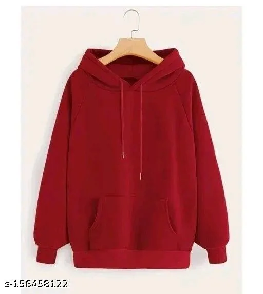 Cozy Winter Classic Hoodie Collection 5 Color - M-38, Red